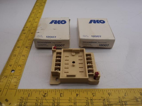 LOT OF 2 AKO 12007 UNIVERSALPLATTES T19418