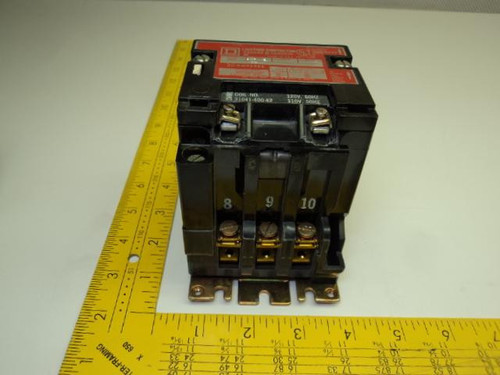 SQUARE D 8903-SMO2 30 AMP 600V CONTACTOR T14665