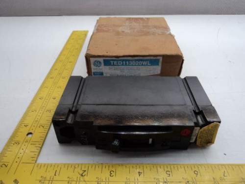 GENERAL ELECTRIC TED113020WL CIRCUIT BREAKER 277VAC T18907