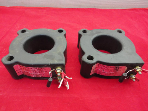 LOT OF 2 WESTINGHOUSE 7524A98G04 TYPE IMC CURRENT TRANSFORMERS RATIO 250:5  T20370