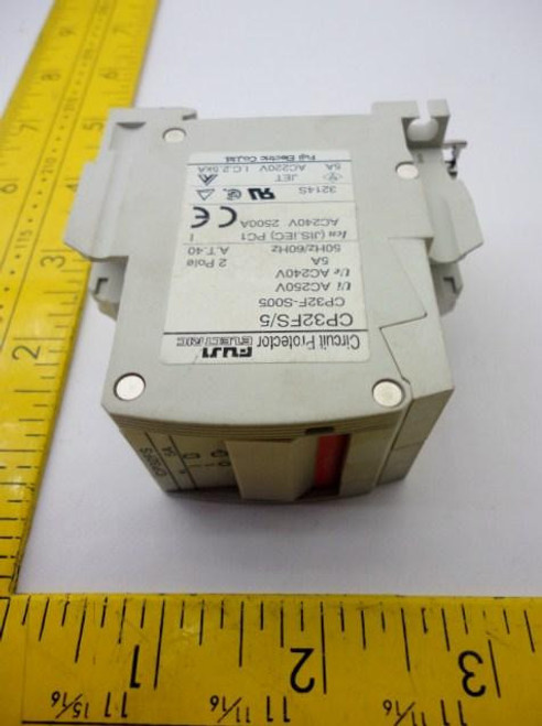 FUJI ELECTRIC CP32FS/5 CIRCUIT PROTECTOR 10 AMPS 2 POLE T15147
