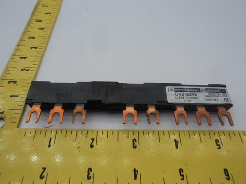 TELEMECANIQUE GV2 G345 MANUAL STARTER BUSBAR 600VAC 63AMP IEC T16786