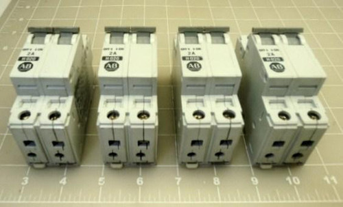 4 ALLEN-BRADLEY 1492-CB2 H020 2A CIRCUIT BREAKER T13682