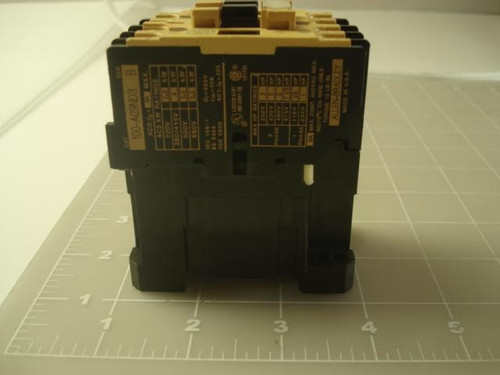 ALLEN-BRADLEY 100-A09ND3 CONTACTOR  9AMP 3POLE 110/120VAC 50/60HZ T13458