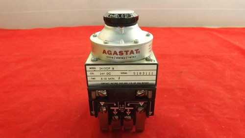 AGASTAT 2412OF TIME RELAY 5-10 MIN T20918 AGASTAT 2412OF TIME RELAY 5-10 MIN T20918