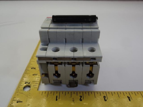 ABB S2-H CIRCUIT BREAKER MINI COMBO AUX & ALARM CONT 1NO 25A 500V 3POLE T16730