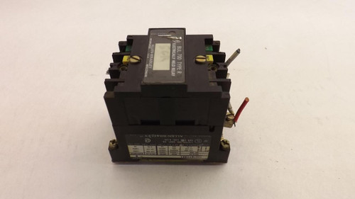 ALLEN BRADLEY 700-R110A1 RELAY SERIES B 301-600 VAC 125-300 VDC T22405