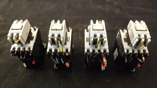 LOT OF 4 ALLEN-BRADLEY CONTACTOR 509-TOD T22295