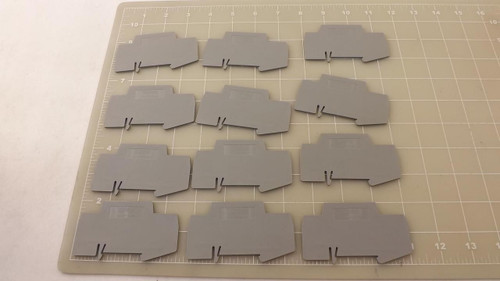 LOT OF 12 PHOENIX CONTACT ATP-STTB4 PARTITION PLATES T23902