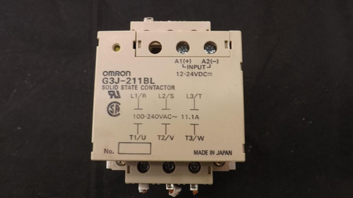 OMRON G3J-211BL SOLID STATE CONTACTOR 100-240 VAC 11.1 AMP T22538