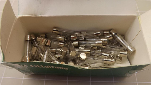LOT OF 61 LITTEFUSE 0312001.H FUSES T24298