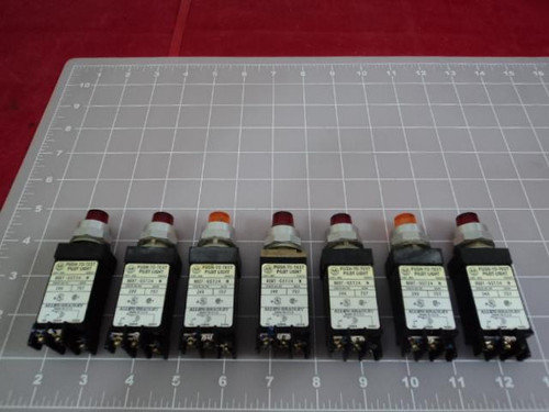 7 ALLEN BRADLEY 800T-OST24 PUSH TO TREST PILOT LIGHT T11843