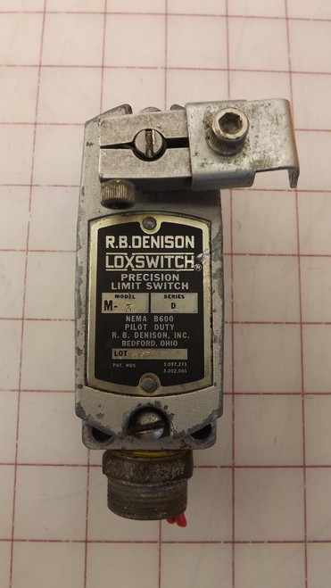 RB DENISON LOXSWITCH M-3 D NEMA B600 PRECISION LIMIT SWITCH T30890