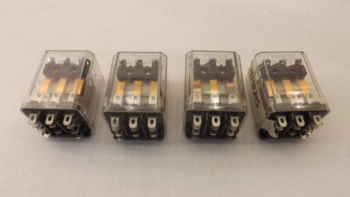 LOT OF 4 POTTER & BRUMFIELD KUP-14D15-24 RELAYS T28730 LOT OF 4 POTTER & BRUMFIELD KUP-14D15-24 RELAYS T28730