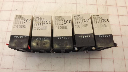 LOT OF 5 OMRON G7J-2A2B-B RELAY SWITCHES T32214