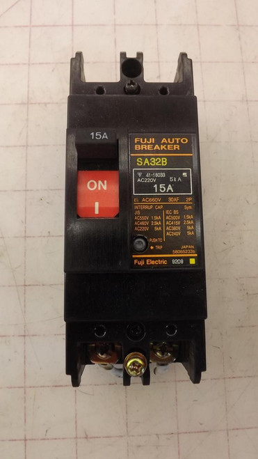FUJI SA32B AUTO BREAKER 15 A T32868