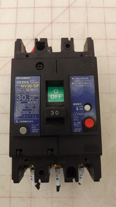 MITSUBISHI NV30-SP CIRCUIT BREAKER 30 A T32881