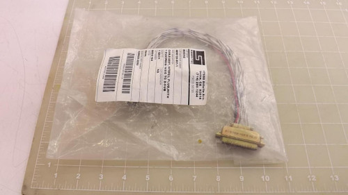 SABRITEC 4866120-601-1 029920-2200 CABLE INTRFCL PLUG W/ 1 QUADRAX & 14 SIG TO D-SUB T34165