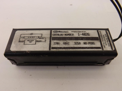ROBERTSON 1-4026 TRANSFORMER 220V 60HZ .325A T38832
