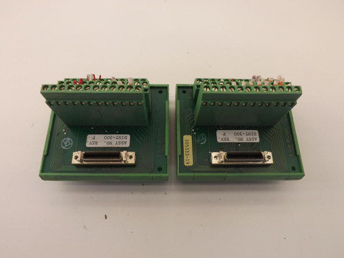 LOT OF 2 INDUSTRIAL INDEXING SYSTEMS DINT-300 TERMINAL BLOCKS T40189