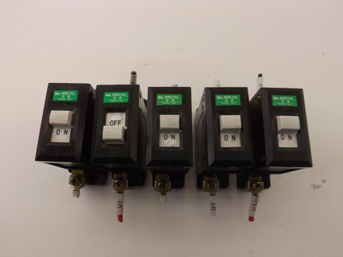 LOT OF 5 IDEC NRC110 CIRCUIT PROTECTORS T39298