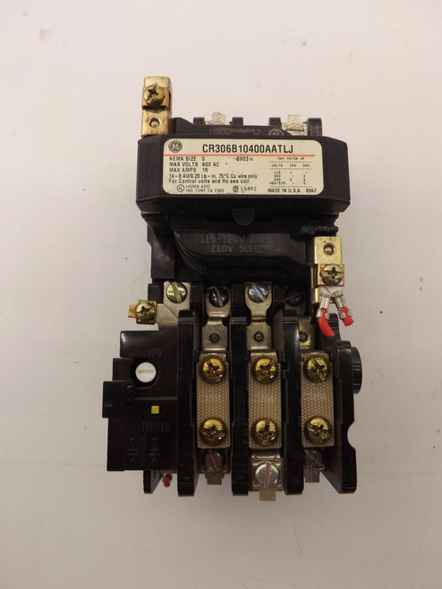 GE GENERAL ELECTRIC CR306B10400AATLJ STARTER T40600