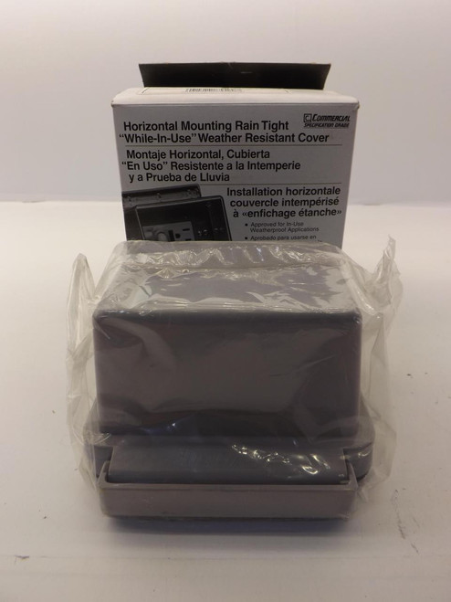 LEVITON 5997-GY GRAY WEATHER RESISTENT COVER T38865
