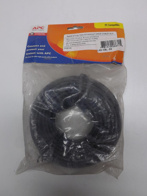 APC LAN-CBL-50 RG58 THIN ETHERNET DROP CABLE (50 FT) T45127