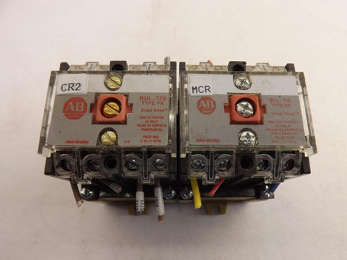 LOT OF 2 700-PK400A1 CONTROL RELAY T43110
