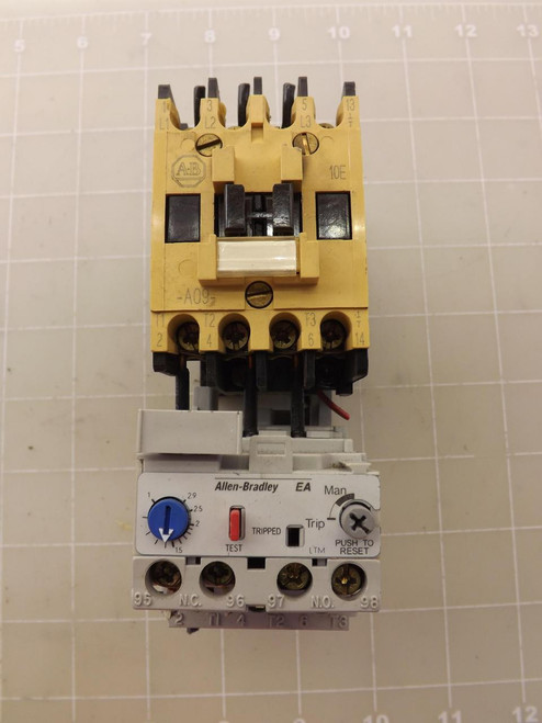 ALLEN BRADLEY 100-A09ND3 193-EA1DB SOLID STATE OVERLOAD RELAY CONTACTOR ASSEMBLY T47785 ALLEN BRADLEY 100-A09ND3 193-EA1DB SOLID STATE OVERLOAD RELAY CONTACTOR ASSEMBLY T47785