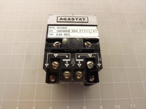 AGASTAT 7012AD TIME DELAY RELAY T47334 AGASTAT 7012AD TIME DELAY RELAY T47334
