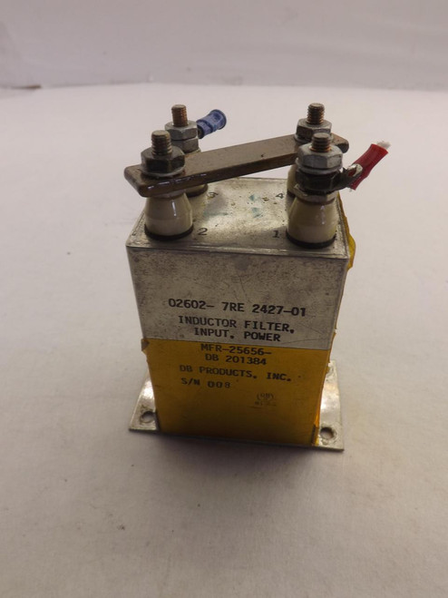 DB 02602-7RE 2427-01 INPUT POWER INDUCTOR FILTER T43792