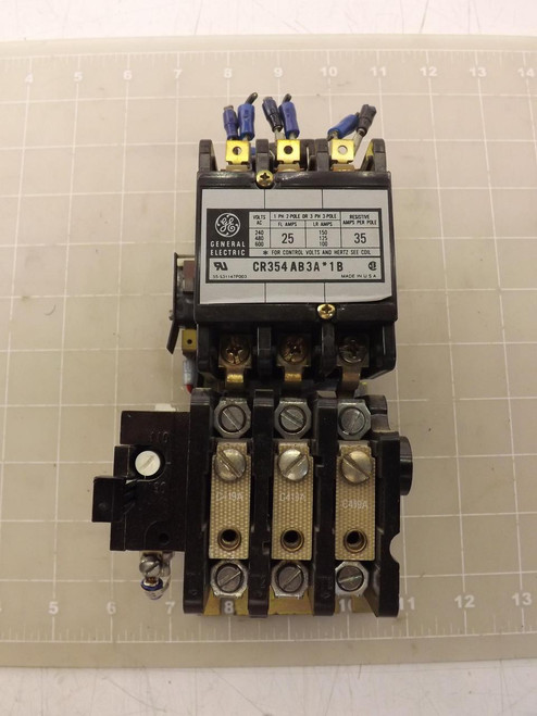 GE GENARAL ELECTRIC CR354AB3A*1B MOTOR STARTER T47047