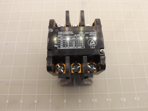 POTTER & BRUMFIELD P40P42A12P1-240 MAGNETIC CONTACTOR T43853