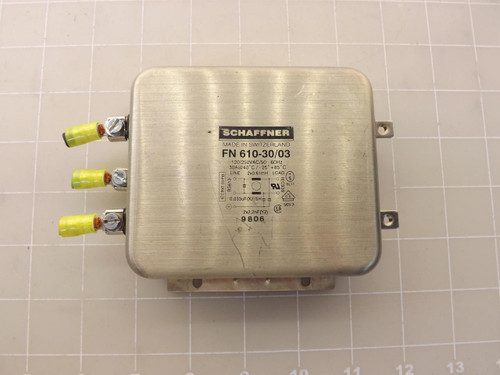 SCHAFFNER FN610-30/03 POWER LINE FILTER T48187