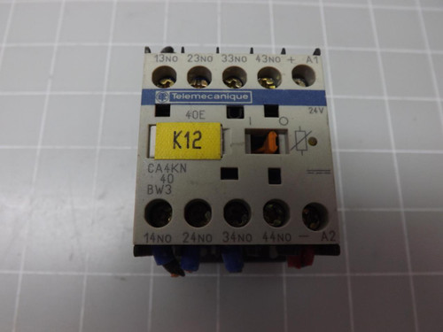 TELEMECANIQUE CA4KN 40 BW3 CONTROL RELAY T48527
