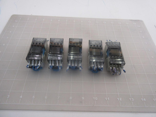 LOT OF 5 NAIS AY33001 RT3S-12V RELAY UNIT T52587