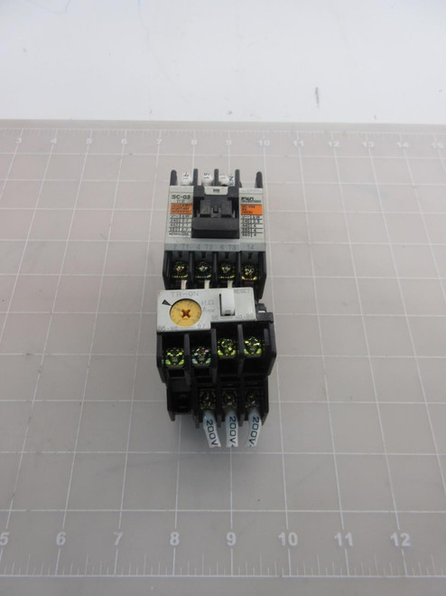 FUJI SC-03 TR-0N CONTACTORS W/ OVERLOAD RELAY T52710