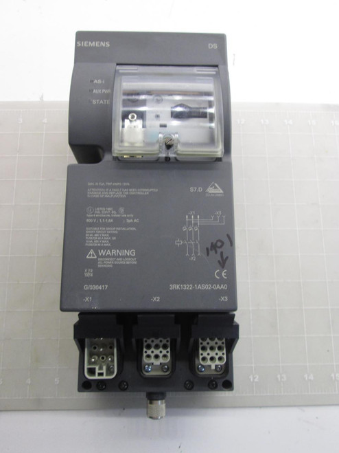SIEMENS 3RK1322-1AS02-0AA0 STARTER T53253