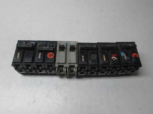 LOT OF 6 ITE EQ-P CIRCUIT BREAKERS T55321