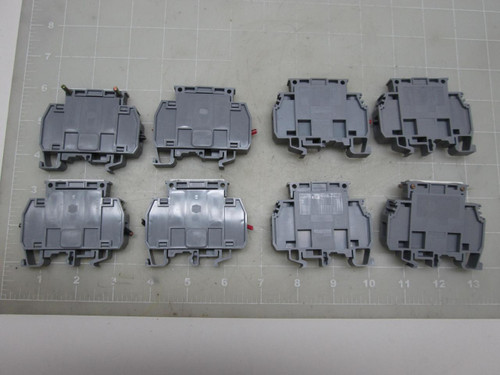 LOT OF 8 ENTRELEC M../16.... TERMINAL FUSE HOLDER T55466