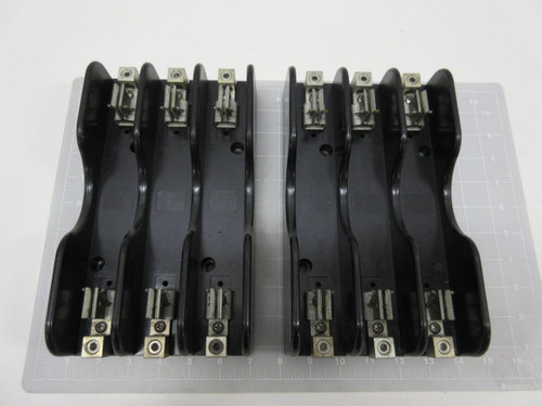 LOT OF 2 MARATHON R6F100A3B 4100841 FUSE HOLDERS T56875