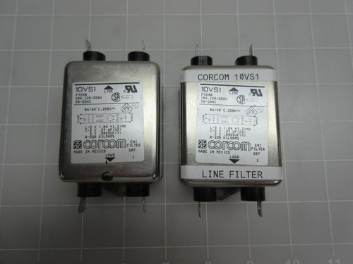 LOT OF 2 CORCOM 10VS1 EMI FILTER T56324