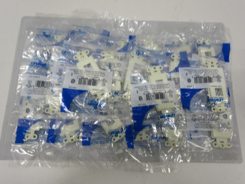 LOT OF 20 LEVITON  41642-A QUICKPORT DECORA INSERT 2 PORT ALMOND T56658