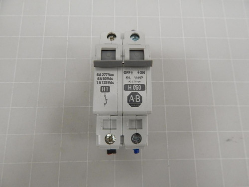 ALLEN BRADLEY 1492-CB1 5 AMP 1/2 HP CIRCUIT BREAKER T59524