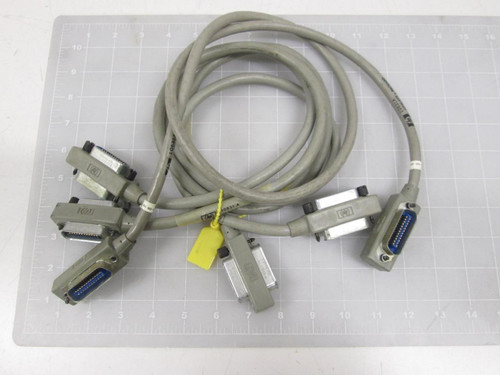 LOT OF 3 HP 10631A BCD INTERFACE CABLE 3' LONG T58811
