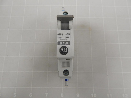 LOT OF 10 ALLEN BRADLEY 1492-CB1 15 AMP 2 HP CIRCUIT BREAKERS T59549