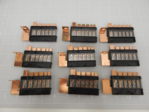 LOT OF 9 3G3122 FUSIBLE LINK BLOCK ASSEMBLY T59077