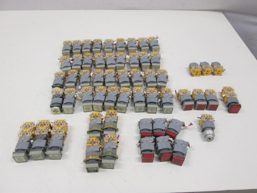 LOT OF 57 EAO 704.900.3 704.900.5 704.950.0 704.960.0 PUSH BUTTON SWITCHES T59451 LOT OF 57 EAO 704.900.3 704.900.5 704.950.0 704.960.0 PUSH BUTTON SWITCHES T59451