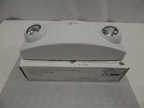 PHILPS CHLORIDE VA6 SERIES II SEMI-RECESSED CHLORIDE BUG EYE EMERGENCY LIGHT T60257